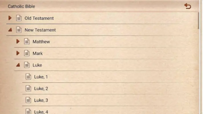 Catholic Bible android App screenshot 1